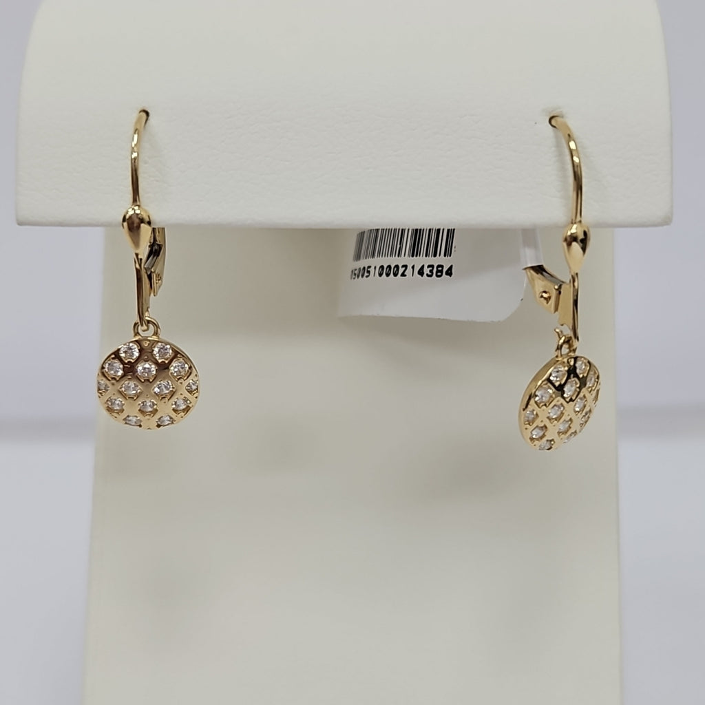 BROQUELES ORO 14K 2.4 (NUEVO)