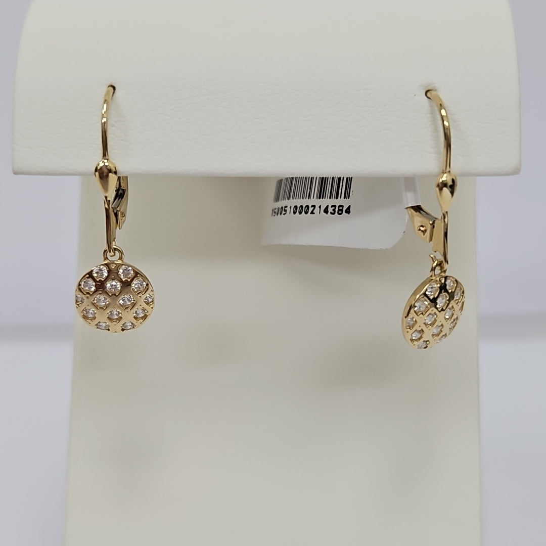 BROQUELES ORO 14K 2.4 (NUEVO)