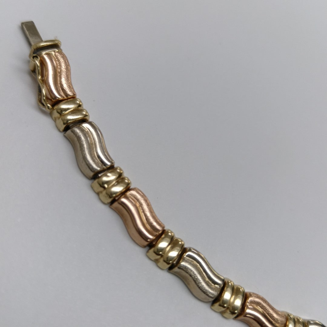 PULSERA ORO,RODIADO 14 K 9,00 GRMS (SEMINUEVO)