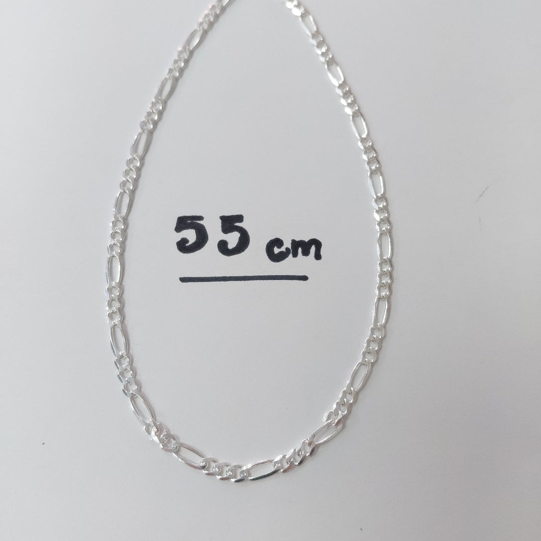 CADENA 3X1 PLATA .925 55 CM 7.32 GR (NUEVO)