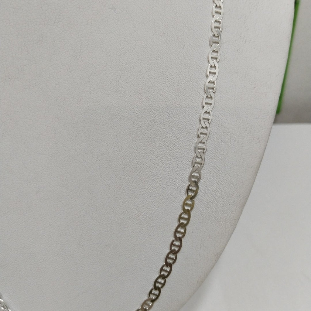 CADENA TEJIDO GUCHI PLATA .925 55 CM 11.6 GR (NUEVO)