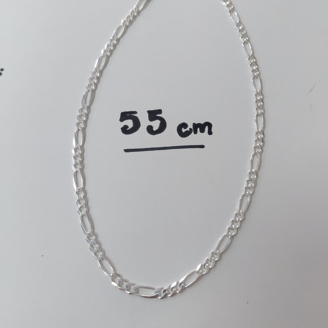 CADENA 3X1 PLATA .925 55 CM 7.42 GR (NUEVO)