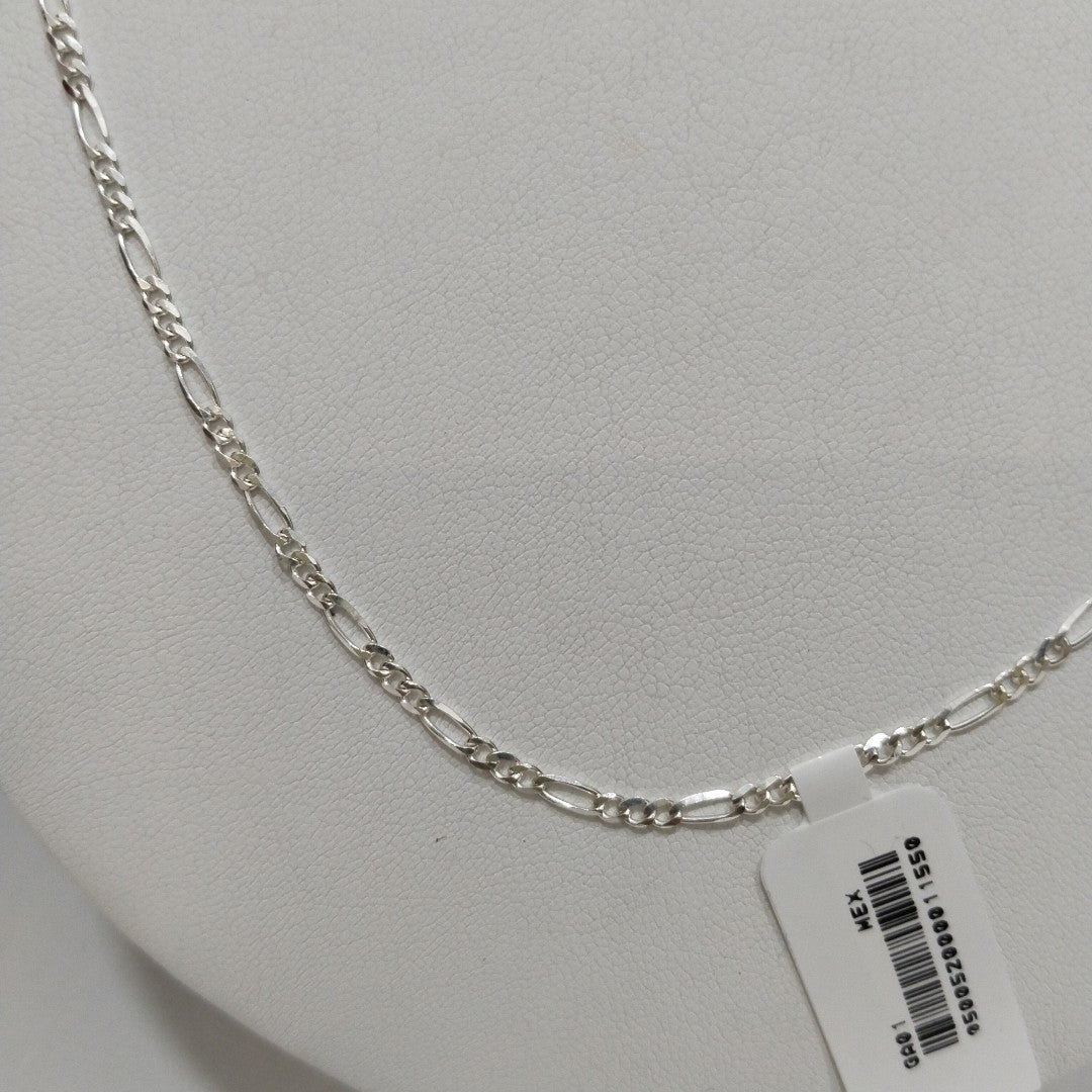 CADENA TEJIDO 3X1 PLATA .925 55 CM 4.1 GR (NUEVO)