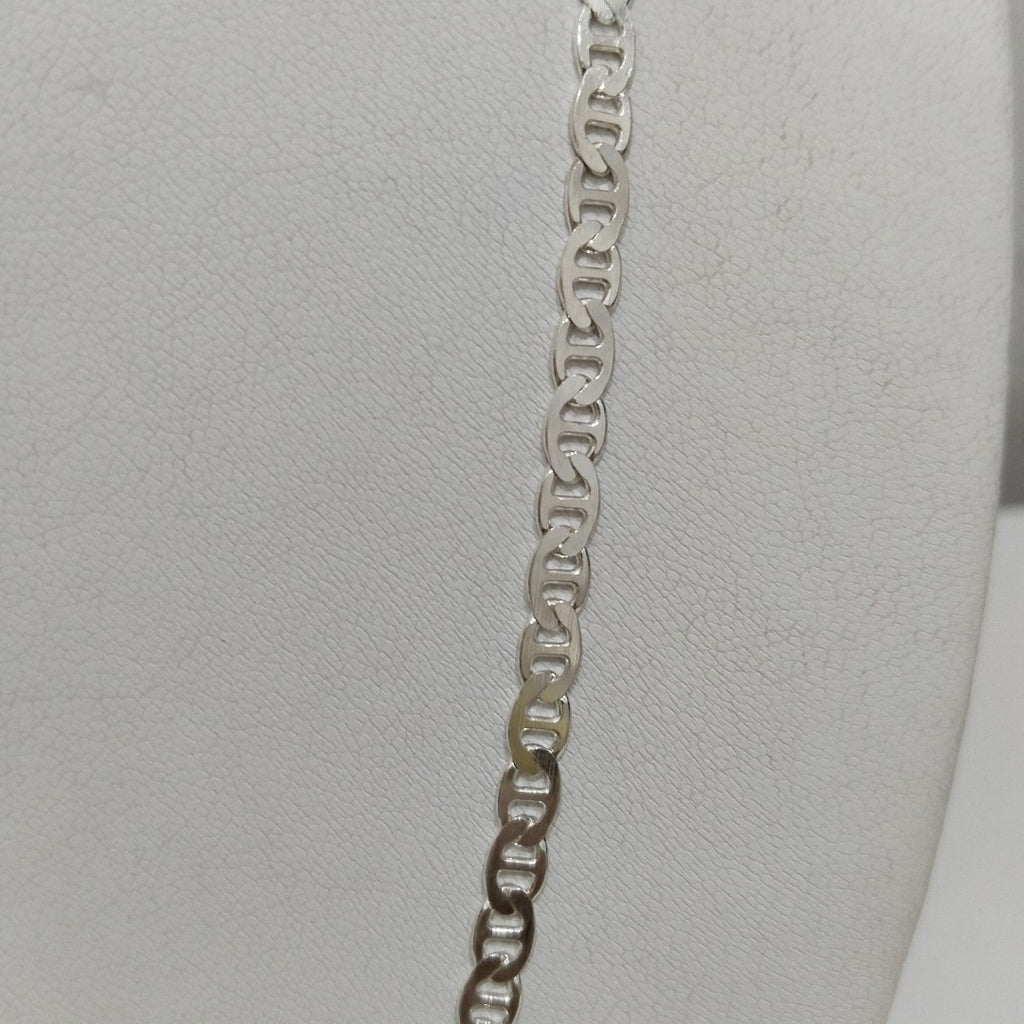 CADENA TEJIDO GUCHI PLATA .925 55 CM 12.6 GR (NUEVO)