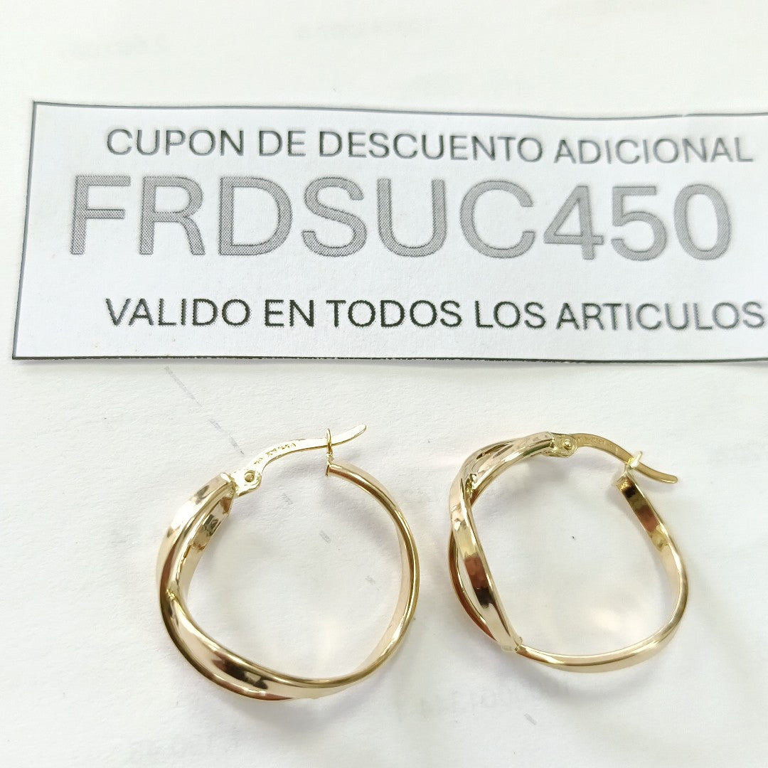 ARRACADAS ORO 14K 2 (NUEVO)