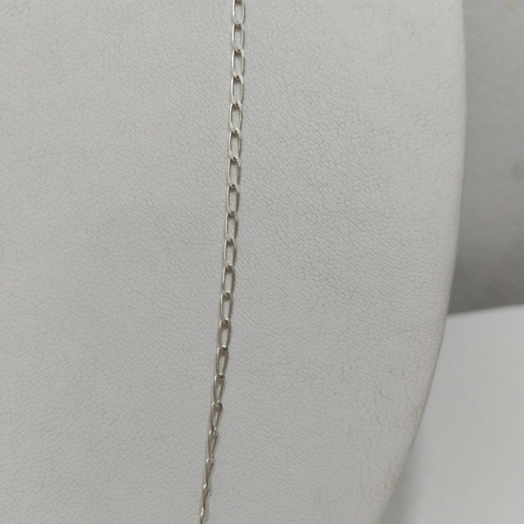 CADENA TEJIDO ESLABONES PLATA .925 55 CM 2.9 GR (NUEVO)