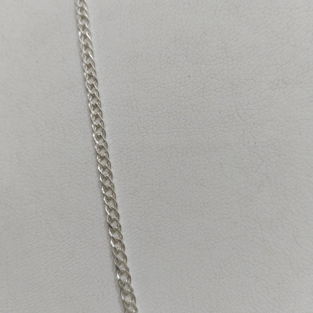 CADENA TEJIDO ESLABONES PLATA .925 55 CM 3.9 GR (NUEVO)