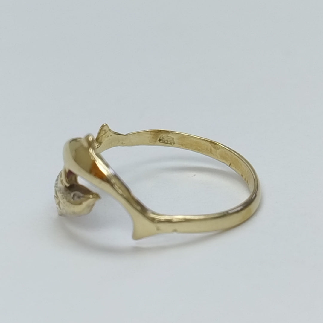 ANILLITO ORO, RODIADO 14 K 2.5 GRMS (SEMINUEVO)