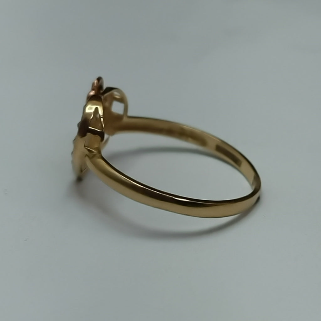 ANILLITO ORO,ORO COMBINADO 10 K 1,10 GRMS (SEMINUEVO)
