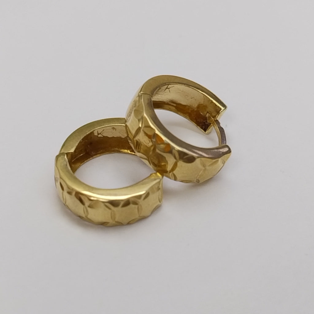 ARRACADAS PAR ORO 14 K 2.2 GRMS (SEMINUEVO)