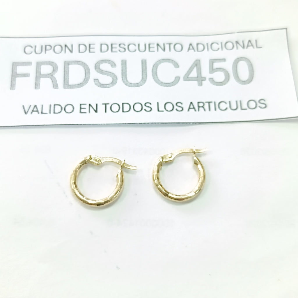 ARRACADAS ORO 14K 1.2 (NUEVO)