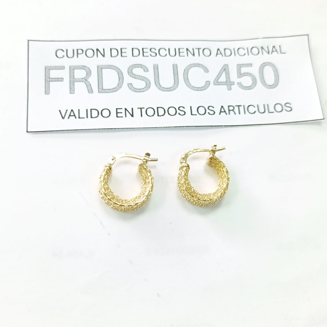ARRACADAS ORO 14K 2.2 (NUEVO)