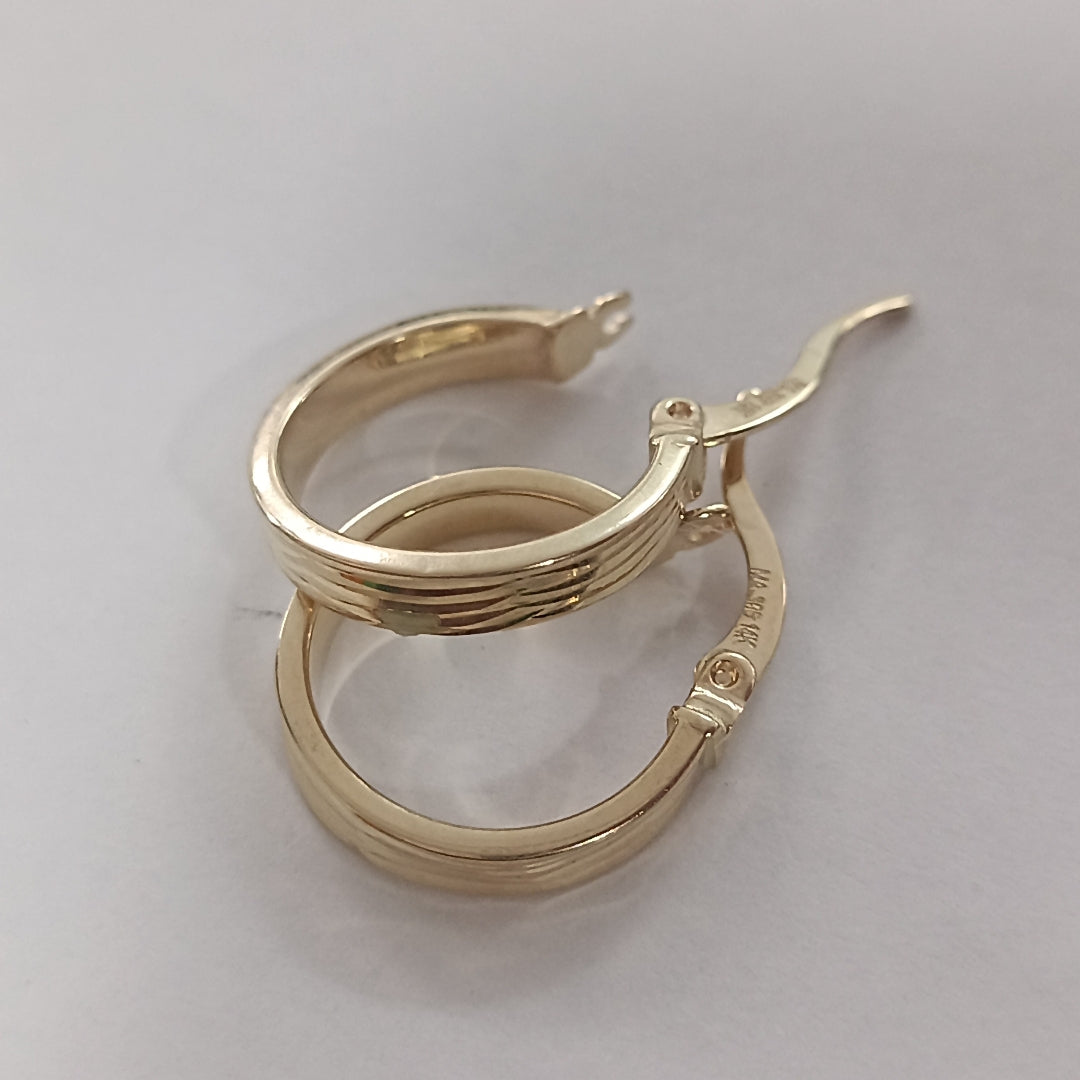 ARRACADAS ORO 14K 1.4 (NUEVO)