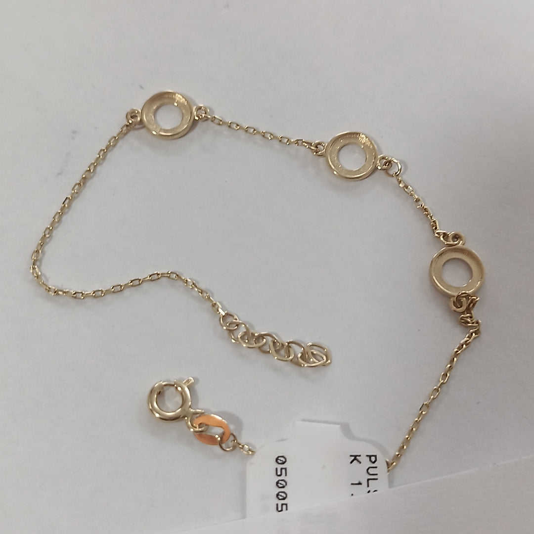 PULSERAS DAMA ORO 14K 1.3 (NUEVO)
