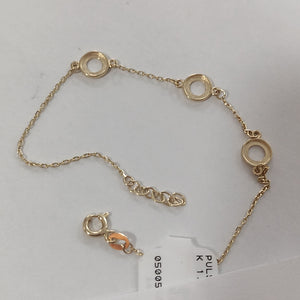 PULSERAS DAMA ORO 14K 1.3 (NUEVO)