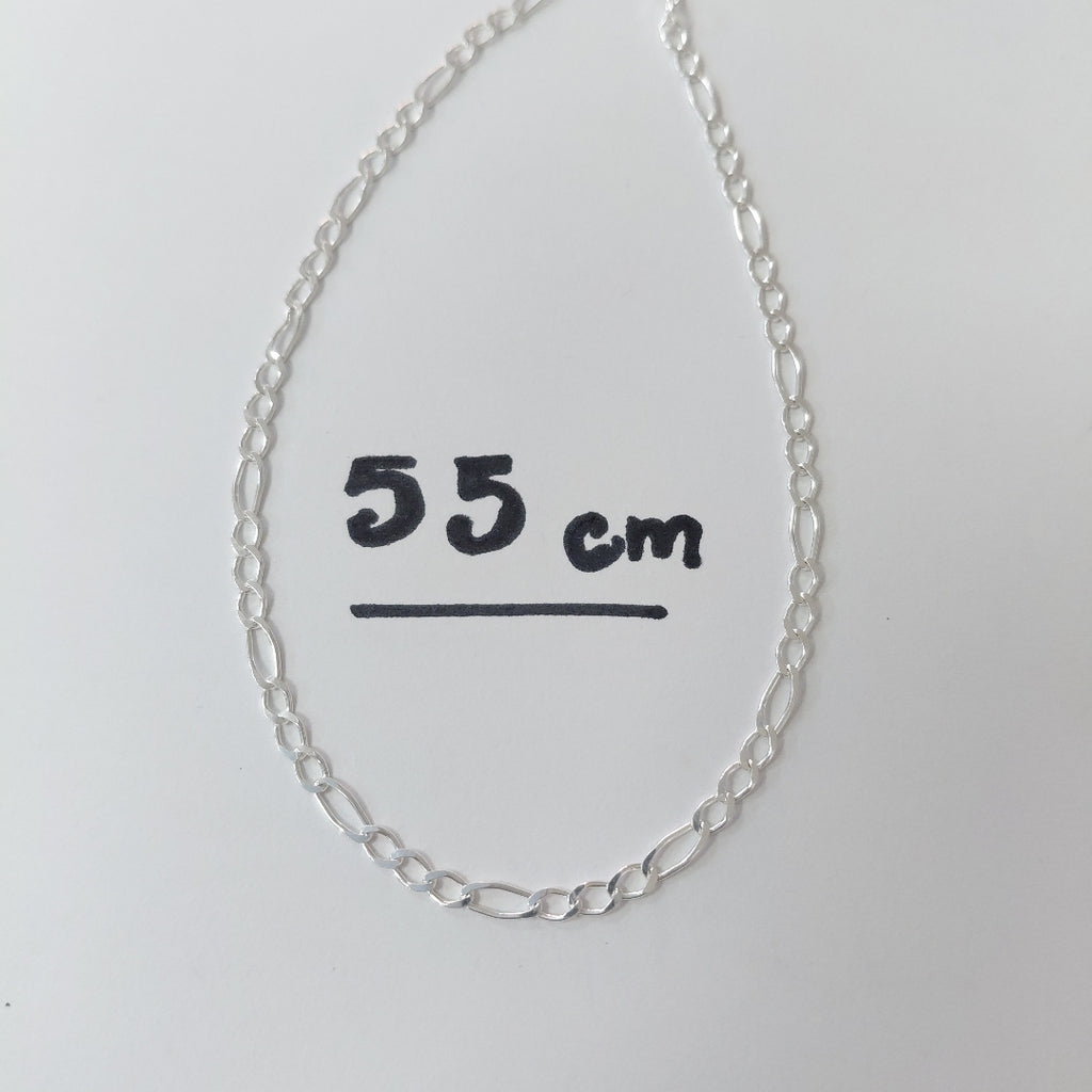 CADENA 3X1 PLATA .925 55 CM 4.33 GR (NUEVO)