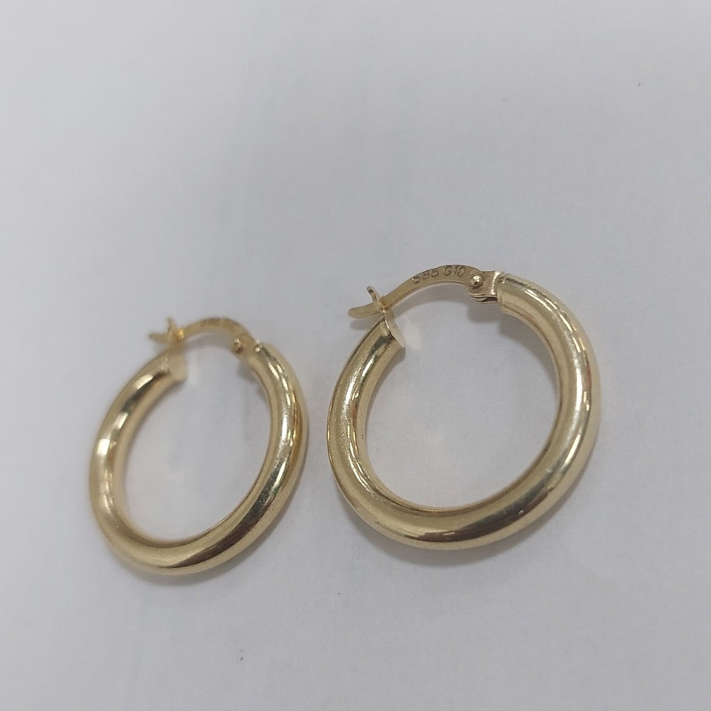 ARRACADAS PAR ORO 14 K 1.8 GRMS (SEMINUEVO)