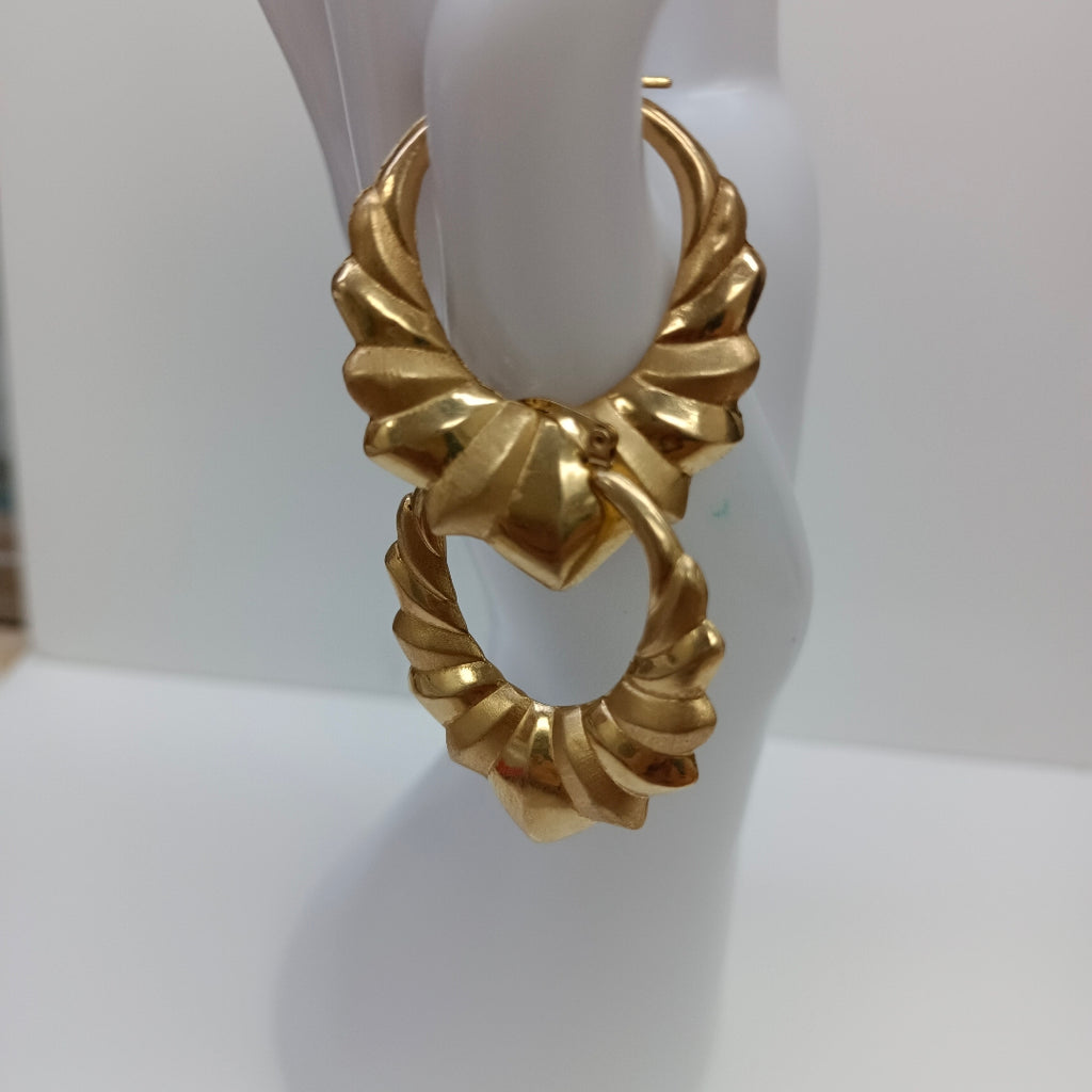 ARRACADAS PAR ORO 14 K 4.6 GRMS (SEMINUEVO)