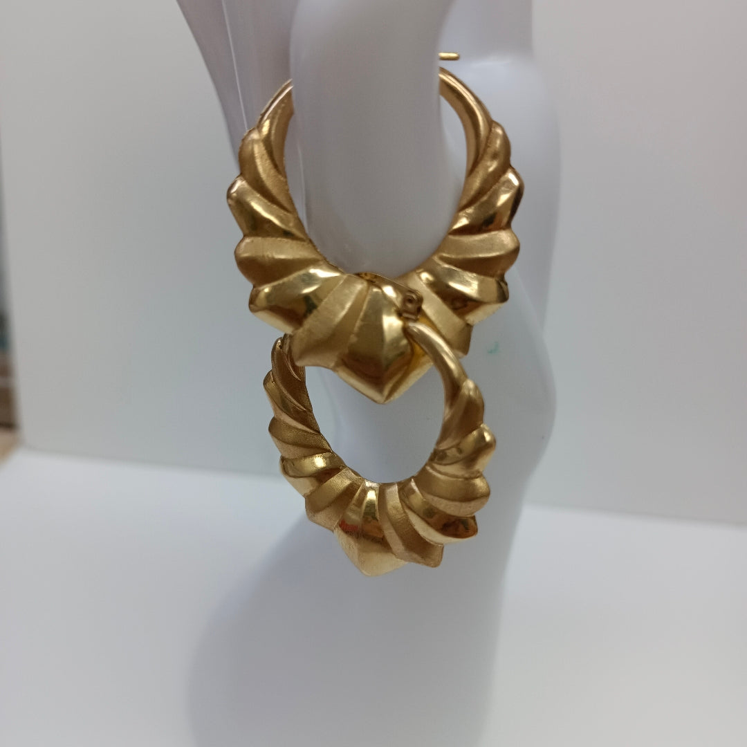 ARRACADAS PAR ORO 14 K 4.6 GRMS (SEMINUEVO)