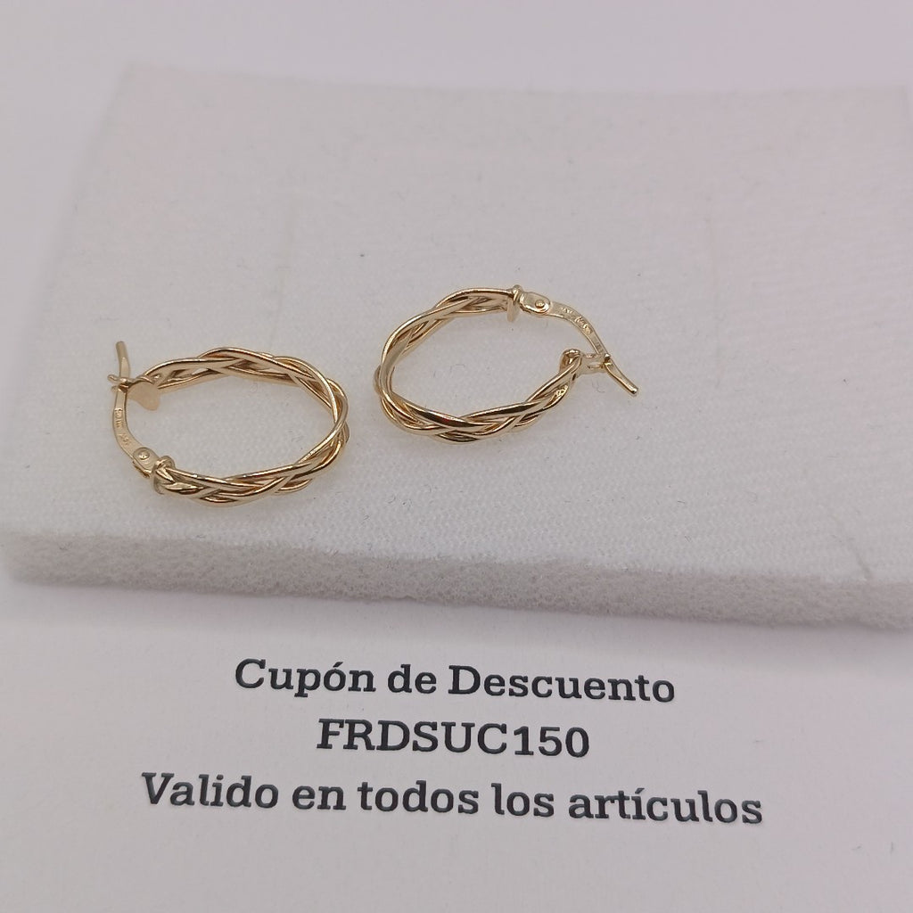 ARRACADAS ORO 14K 1.7 (NUEVO)