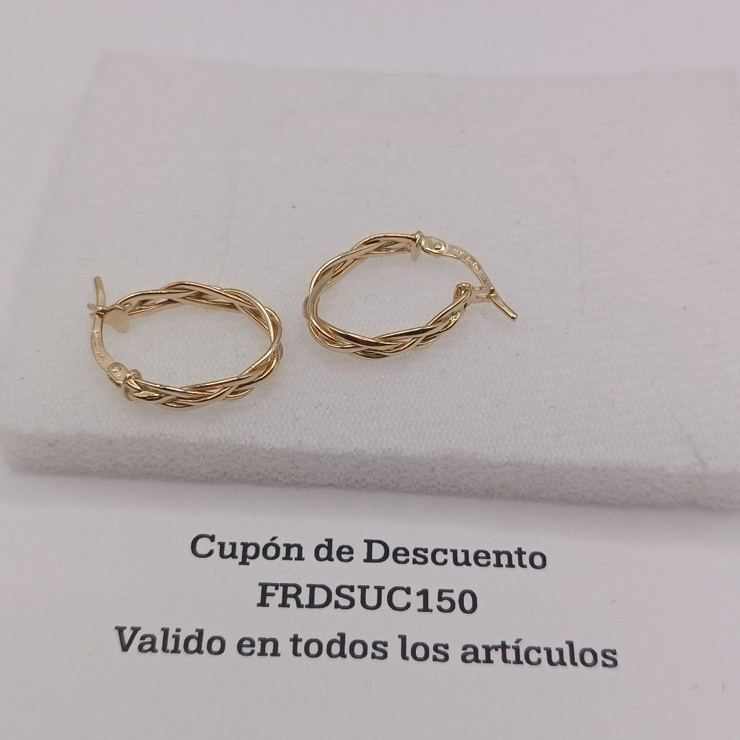 ARRACADAS ORO 14K 1.7 (NUEVO)