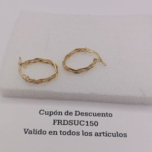 ARRACADAS ORO 14K 1.7 (NUEVO)