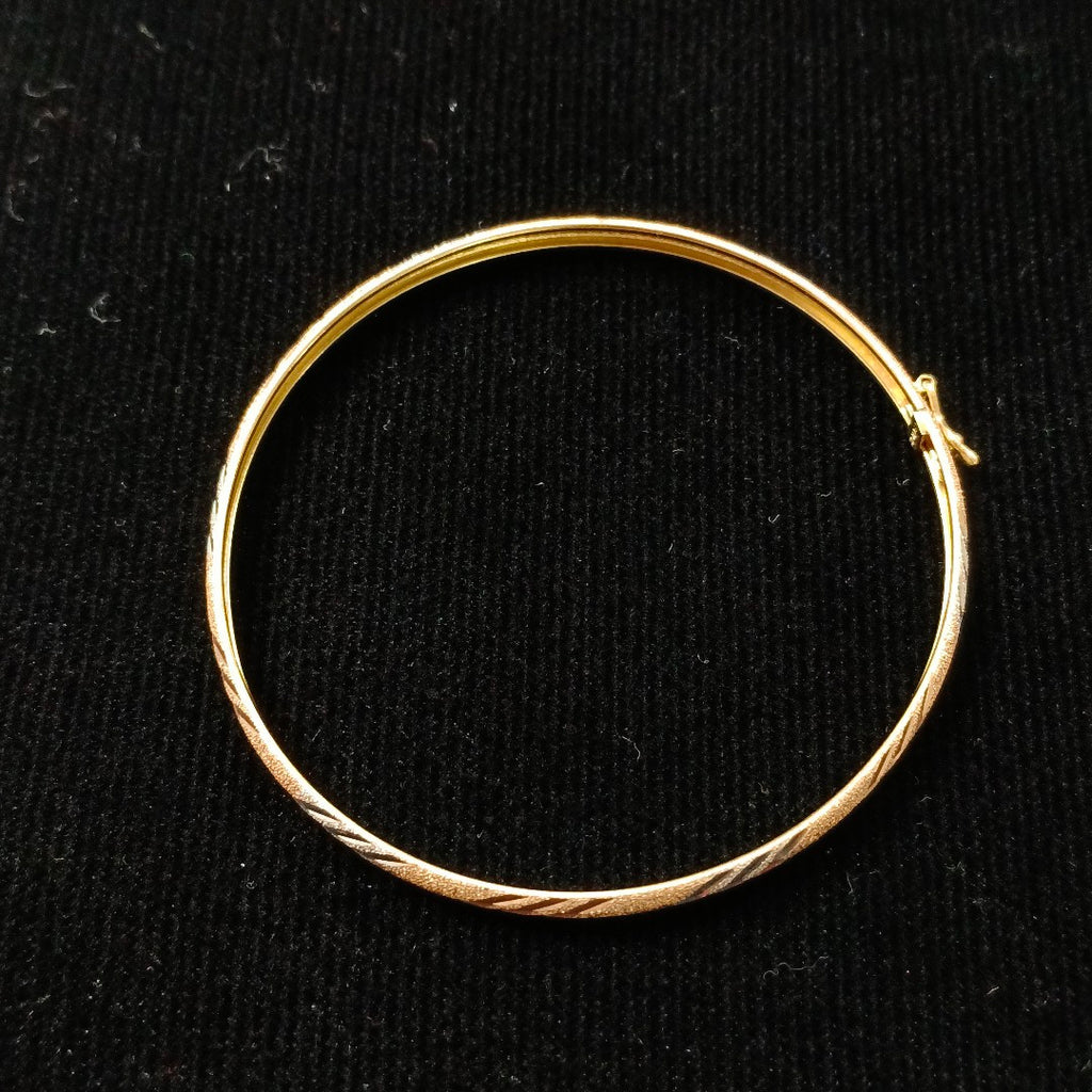 PULSERA RIGIDA ORO 14 K 4.9 GRMS (SEMINUEVO)
