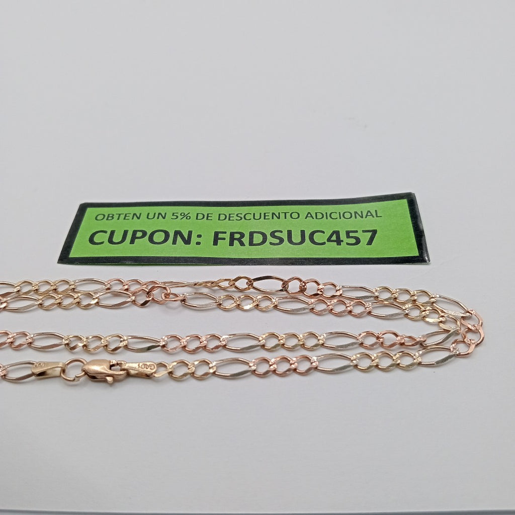 CADENA ORO COMBINADO 10 K 5.8 GRMS (SEMINUEVO)