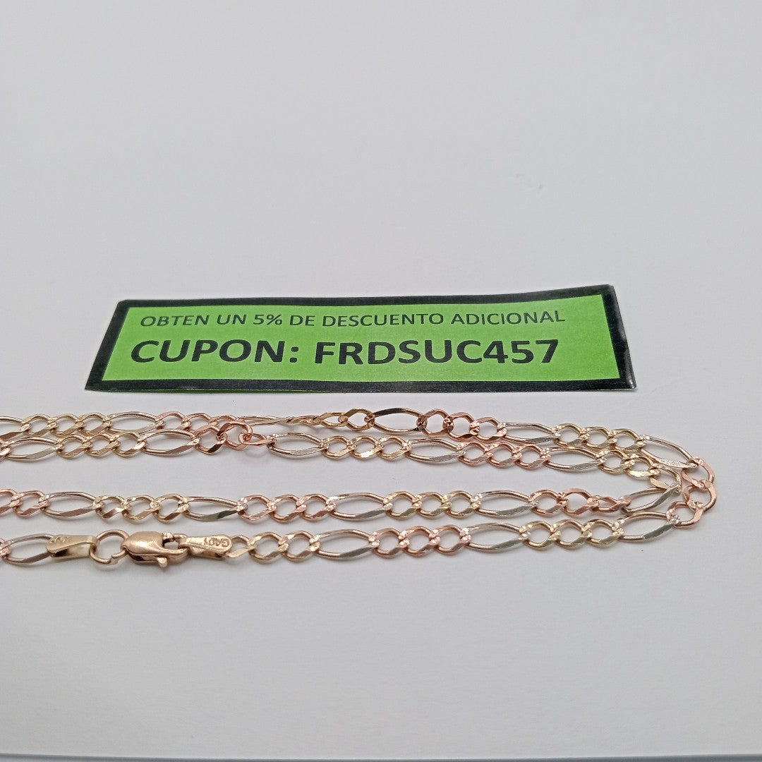 CADENA ORO COMBINADO 10 K 5.8 GRMS (SEMINUEVO)