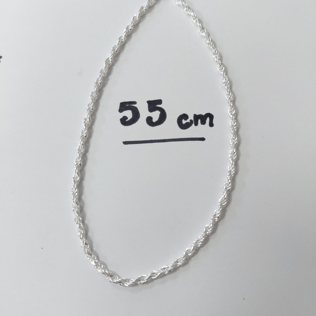 CADENA TORZAL PLATA .925 55 CM 9.72 GR (NUEVO)