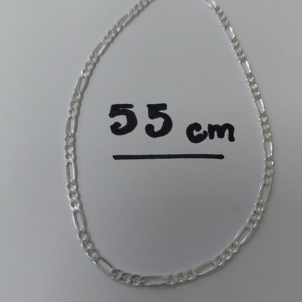 CADENA 3X1 PLATA .925 55 CM 4.32 GR (NUEVO)