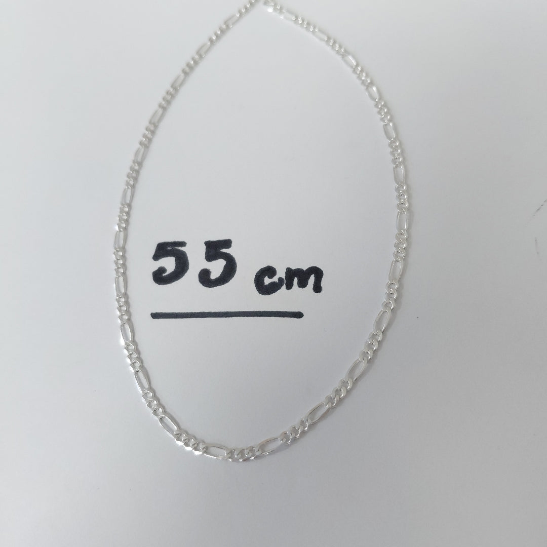 CADENA 3X1 PLATA .925 55 CM 3.32 GR (NUEVO)