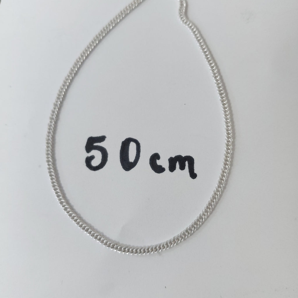 CADENA BARBADA PLATA .925 50 CM 4.22 GR (NUEVO)