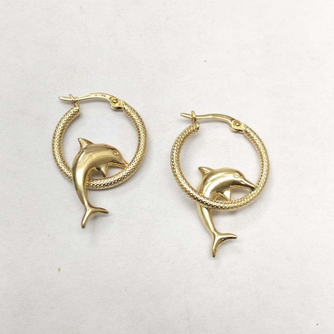 ARRACADAS PAR ORO 14 K 2,60 GRMS (SEMINUEVO)