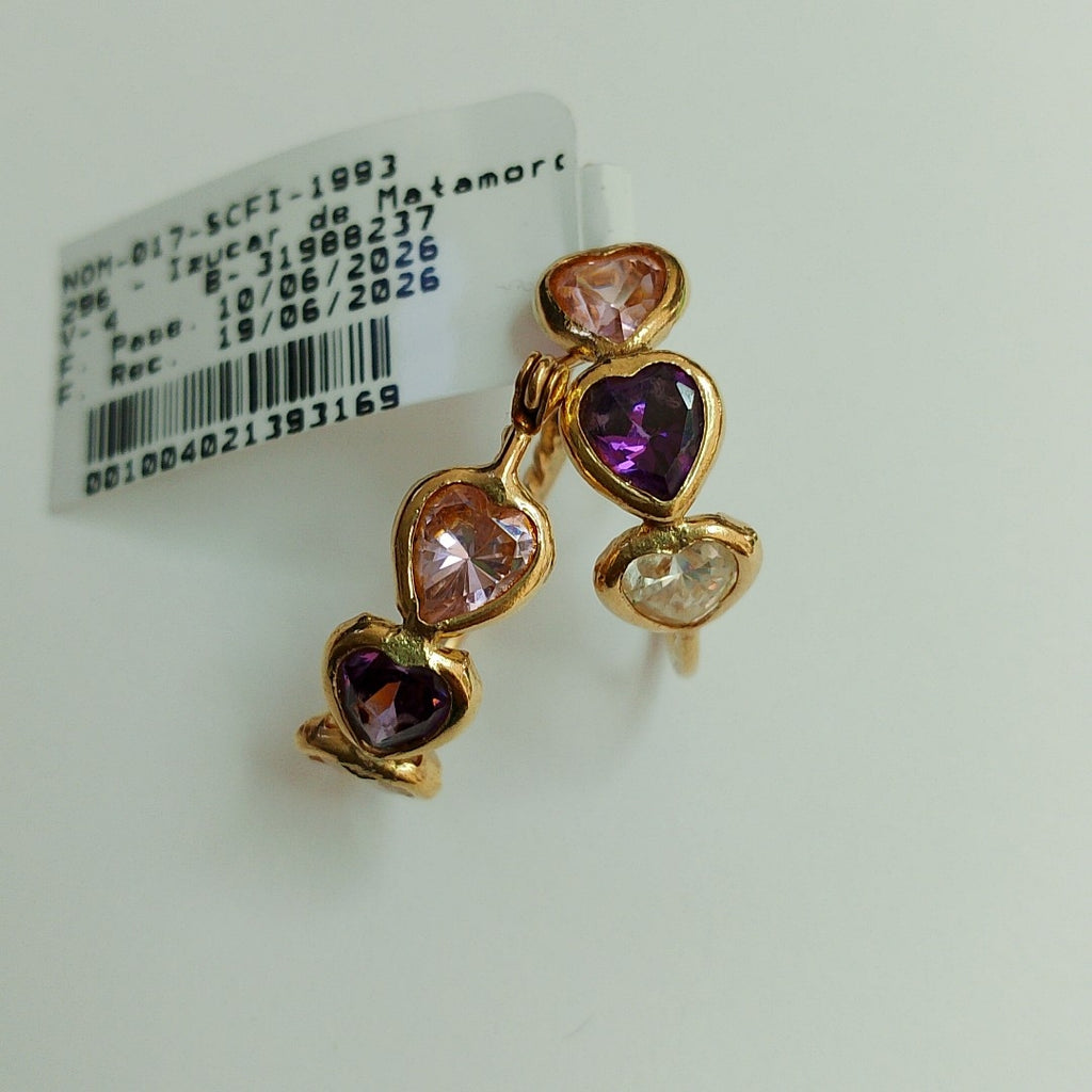ARETES PAR ORO 14 K 3,50 GRMS (SEMINUEVO)