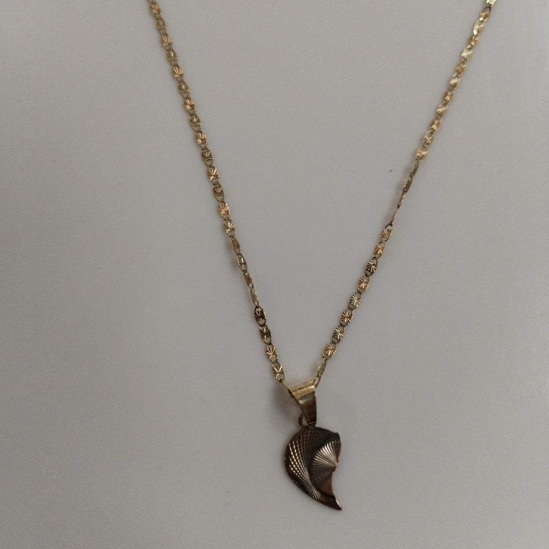 CADENA, DIJE ORO 8 K 2.5 GRMS (SEMINUEVO)