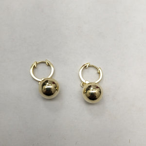 ARRACADAS PAR ORO 14 K 3 GRMS (SEMINUEVO)