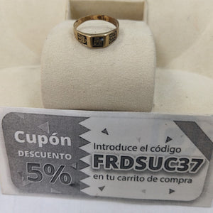 ANILLO DE GRADUACIÓN ORO 8 K 2.7 GRMS (SEMINUEVO)