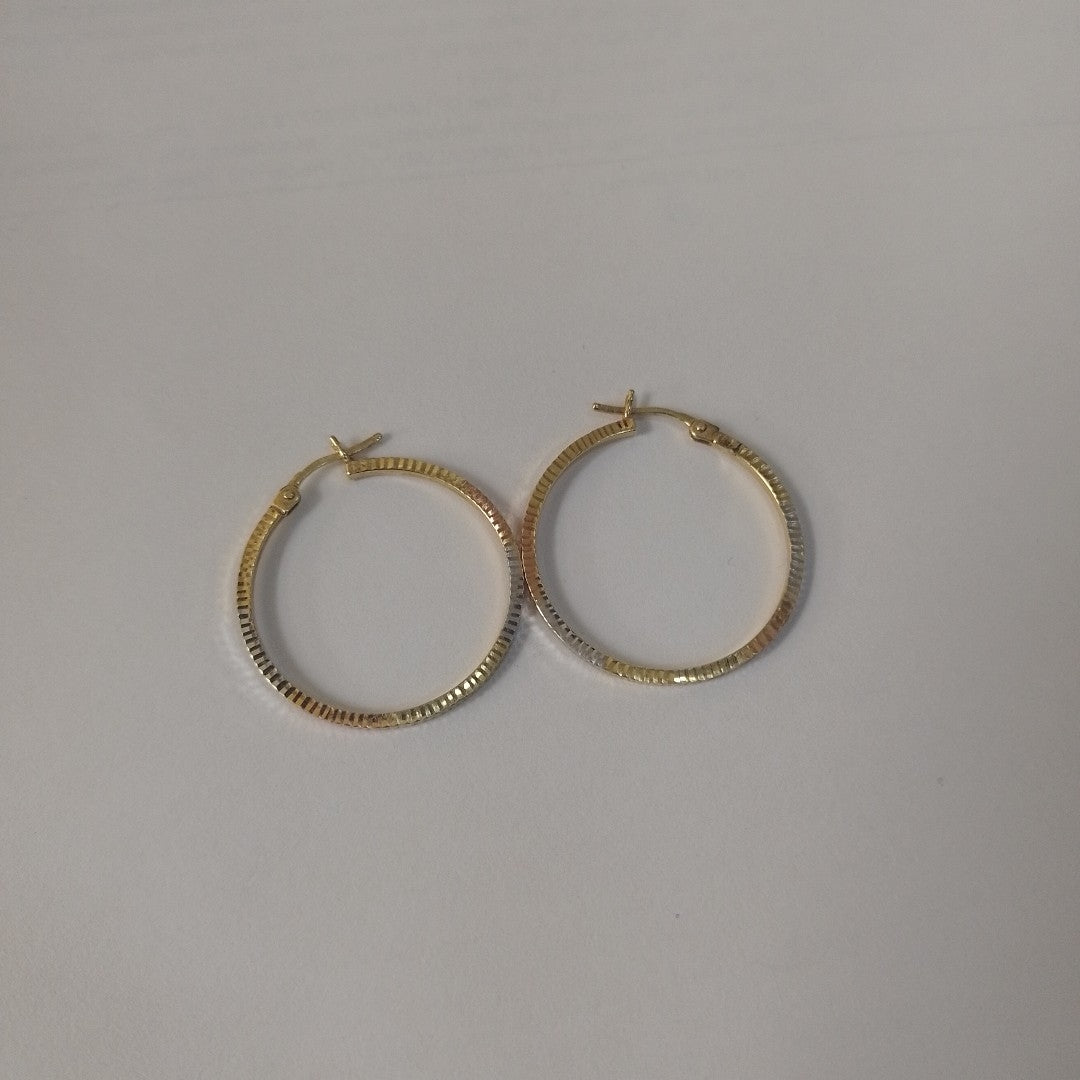ARRACADAS PAR ORO 10 K 1.7 GRMS (SEMINUEVO)
