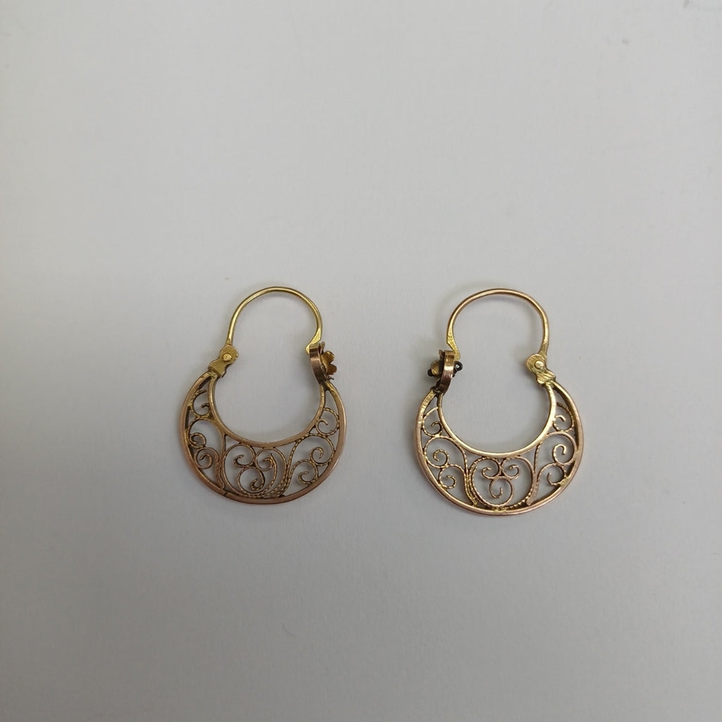 ARRACADAS PAR ORO 8 K 1,90 GRMS (SEMINUEVO)