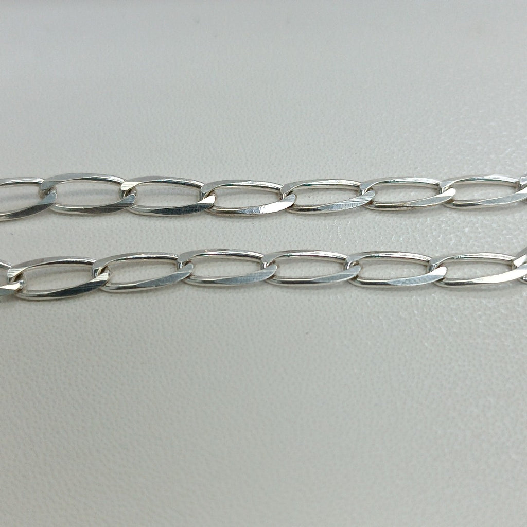 PULSERA TEJIDO ESLABONES PLATA .925 18 CM 3.6 GR (NUEVO)