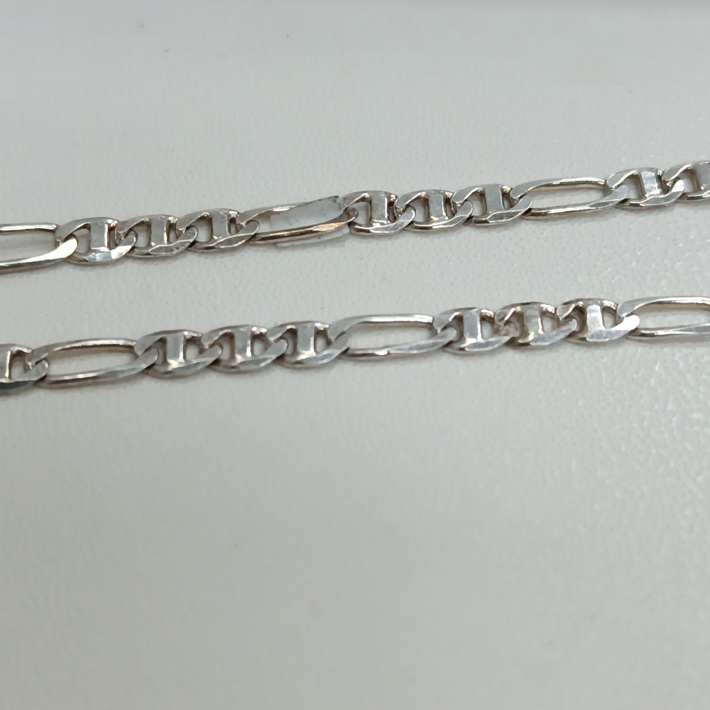 PULSERA TEJIDO 3X1 PLATA .925 16 CM 2.9 GR (NUEVO)