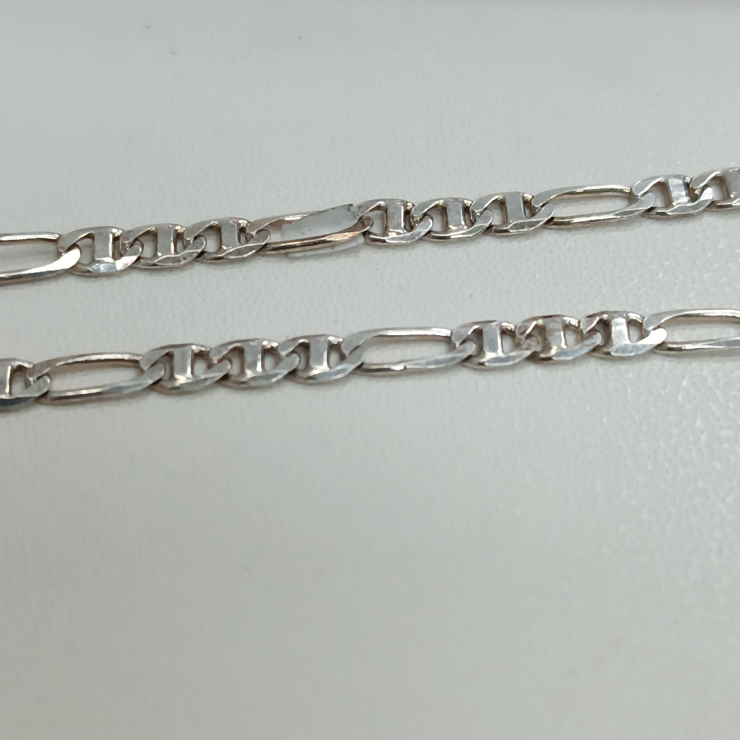 PULSERA TEJIDO 3X1 PLATA .925 16 CM 2.9 GR (NUEVO)