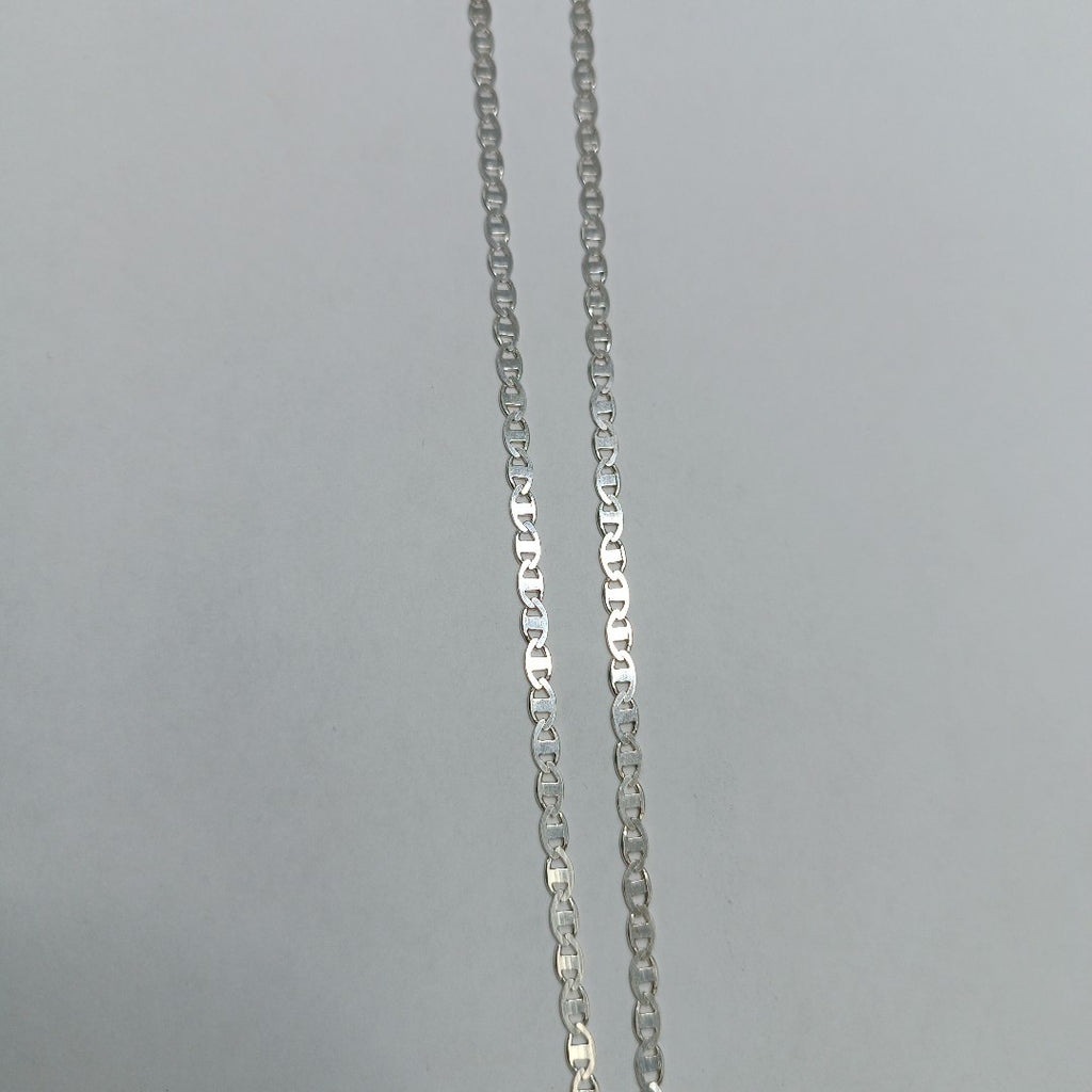 CADENA TEJIDO GUCHI PLATA .925 60 CM 8.9 GR (NUEVO)
