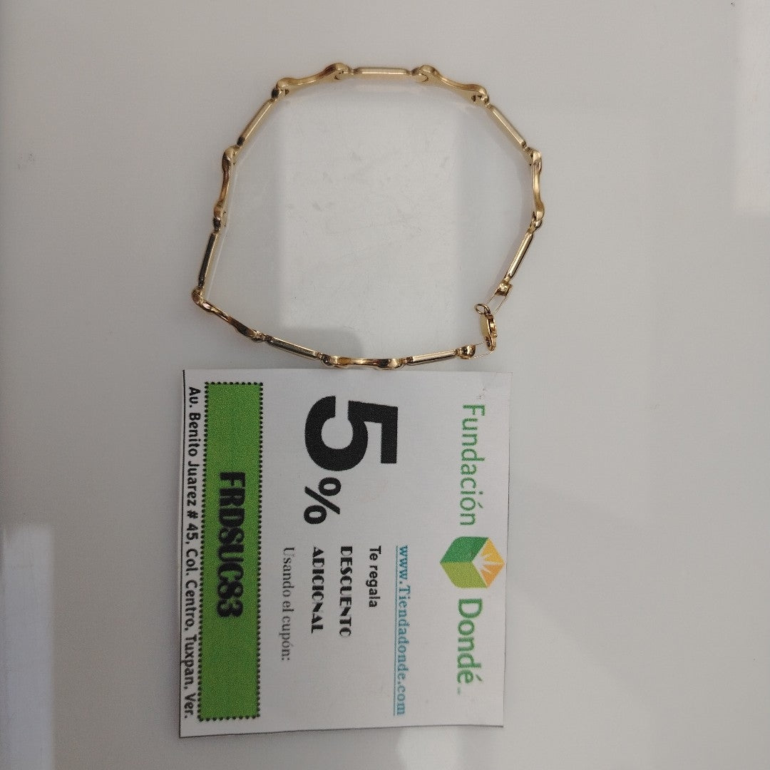 PULSERA RODIADO 10 K 3,40 GRMS (SEMINUEVO)