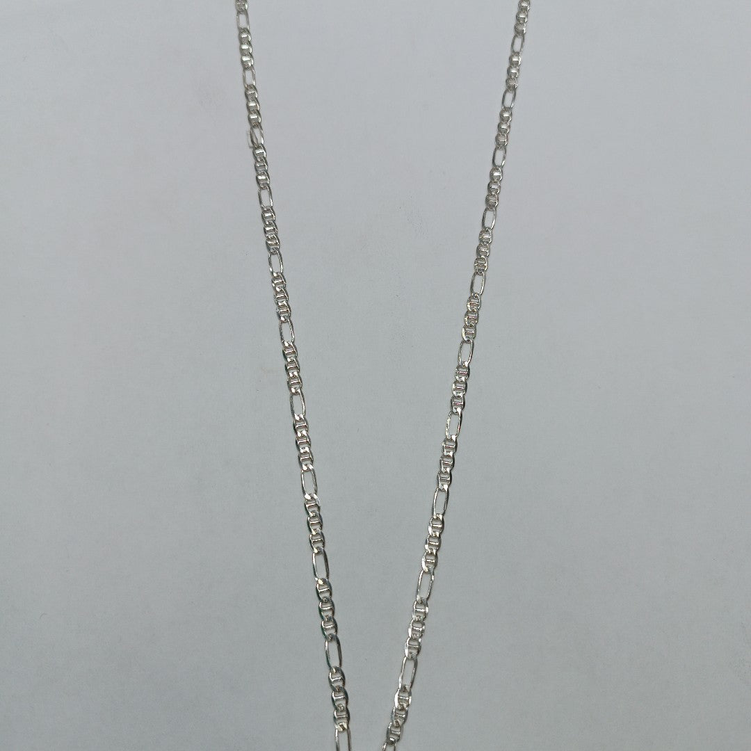 CADENA TEJIDO MARINERO PLATA .925 55 CM 7.9 GR (NUEVO)