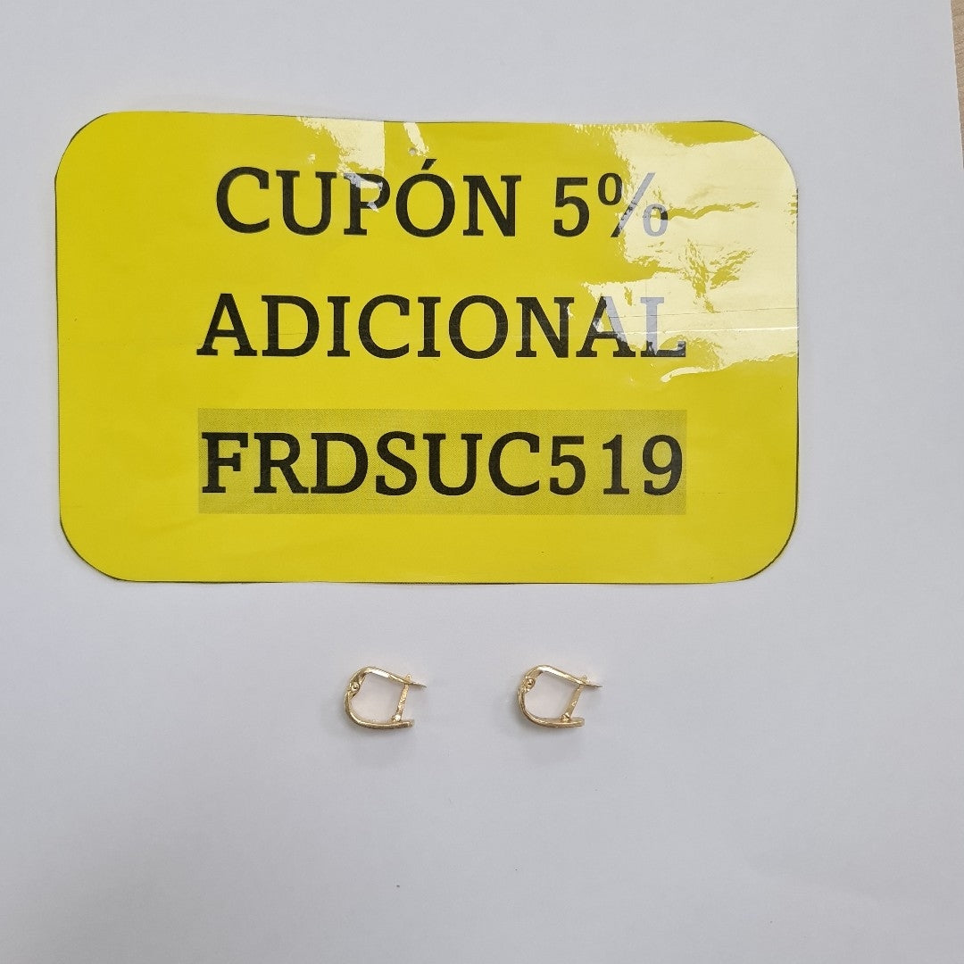 ARRACADAS PAR ORO 10 K 2.6 GRMS (SEMINUEVO)