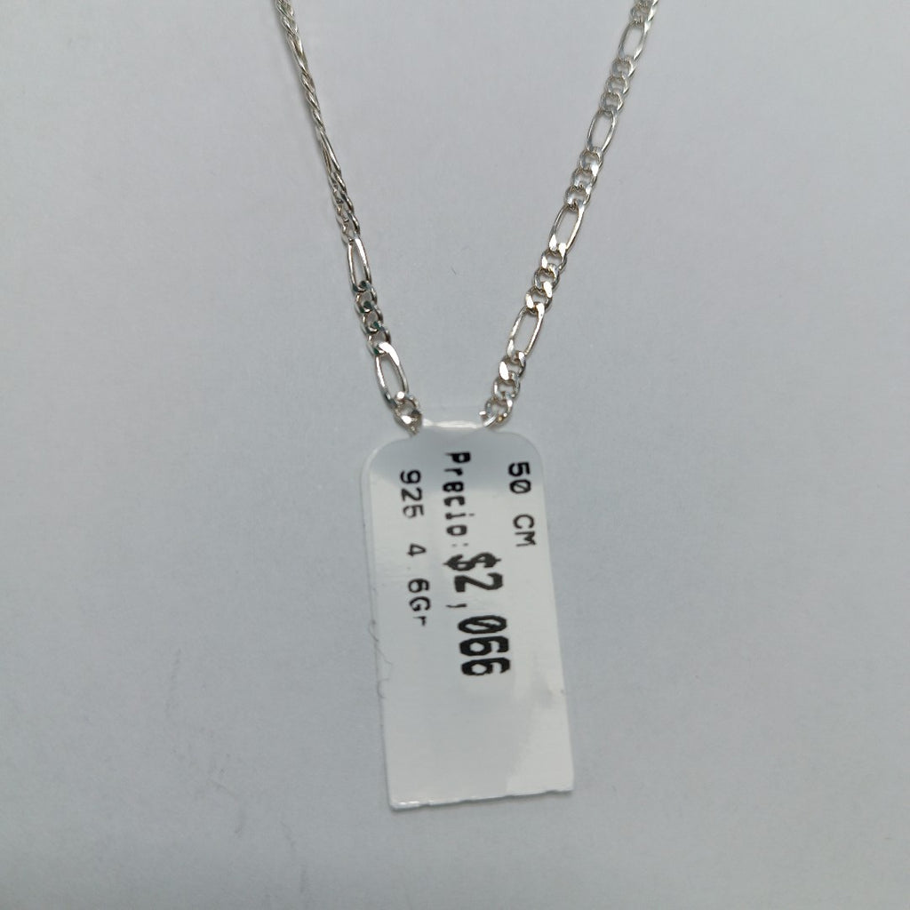 CADENA TEJIDO 3X1 PLATA .925 50 CM 4.6 GR (NUEVO)