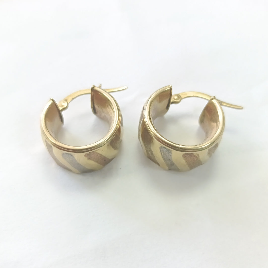 ARETES PAR ORO 10 K 3 GRMS (SEMINUEVO)