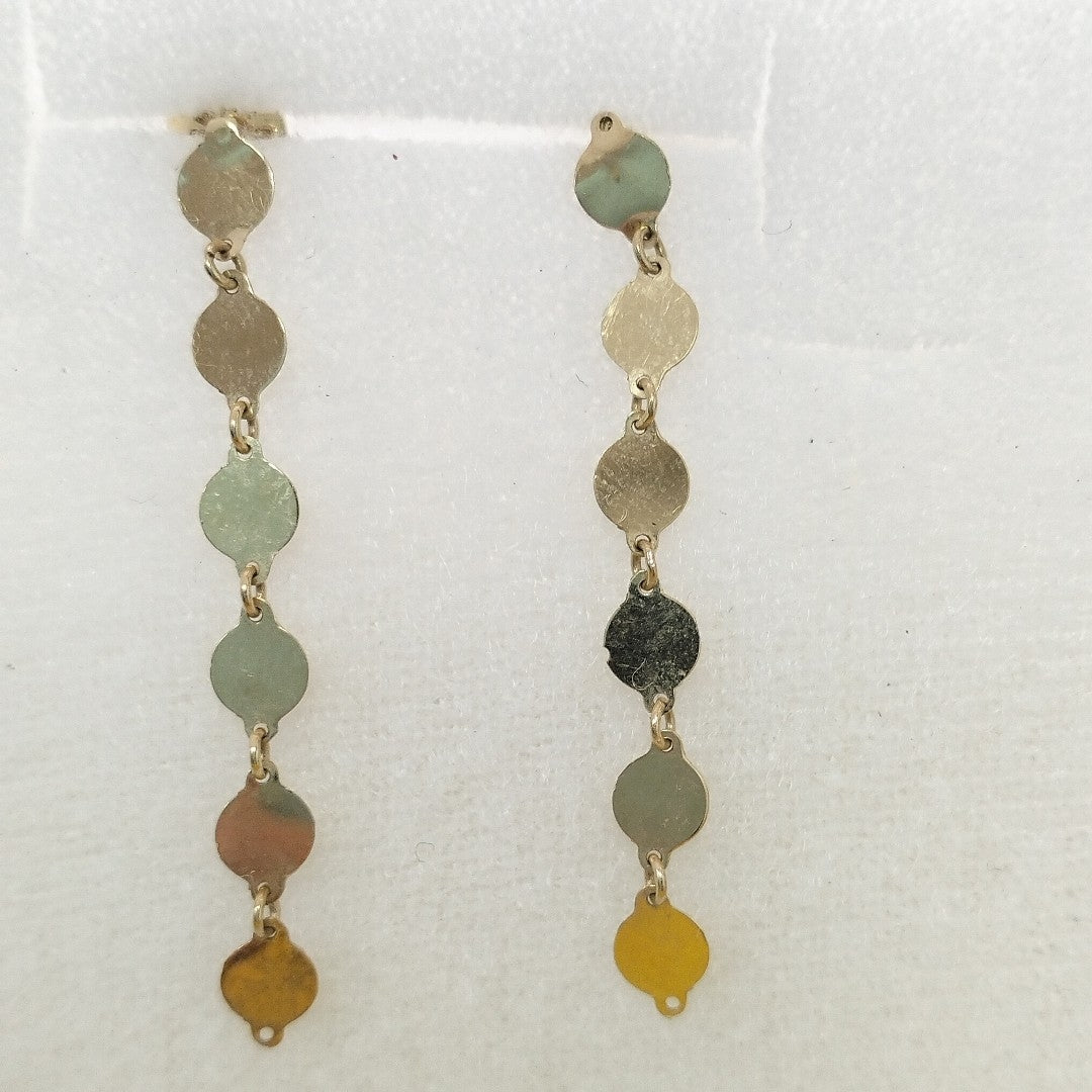ARETES PAR ORO 14 K 0.9 GRMS (SEMINUEVO)